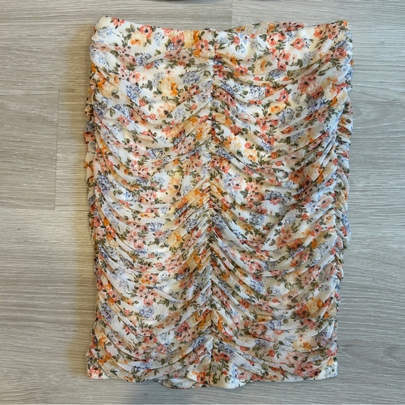 Haute Monde Women’s Floral Cropped Two Piece Set - S - Picture 4 of 7